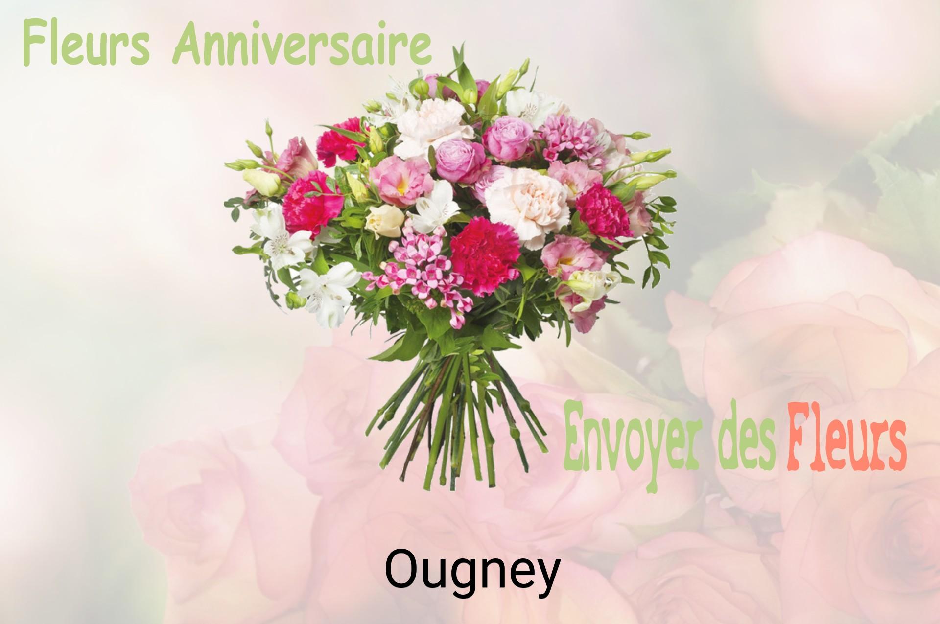 Bouquet de fleurs d’anniversaire livré à Ougney