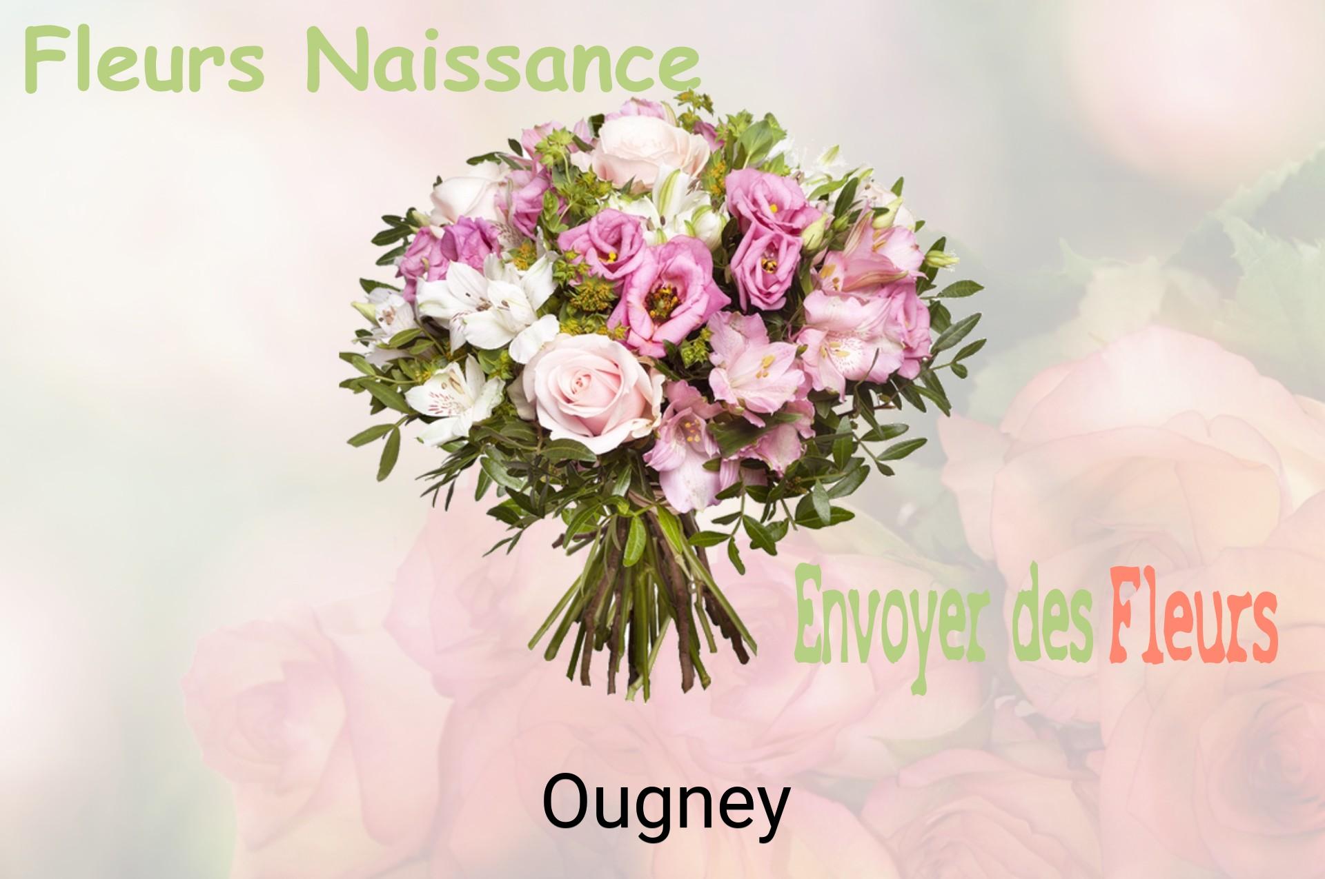 Bouquet de fleurs de naissance livré à Ougney